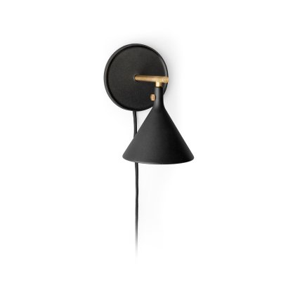Cast Sconce Wall Lamp Black Image
